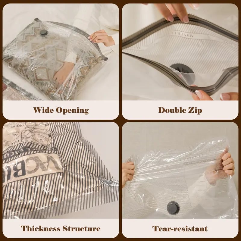 VACBIRD [2026 Upgraded] 🔥X7 Cordless Travel Vacuum Bag Set