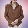 Roselin Cashmere Zip Cardigan